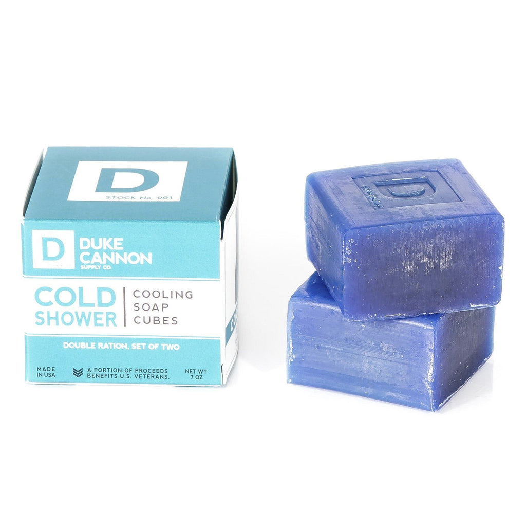 Duke Cannon Cold Shower Cooling Soap Cubes, 7 Ounce 