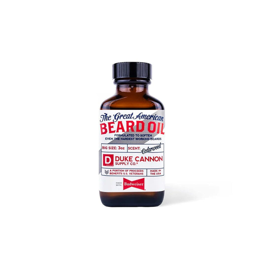 Duke Cannon Supply Co. Great American Beard Oil, Made with Budweiser Beard Oil Duke Cannon Supply Co 