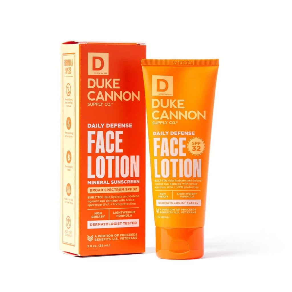 Duke Cannon Supply Co. Daily Defense Face Lotion with SPF Face Cream Duke Cannon Supply Co 