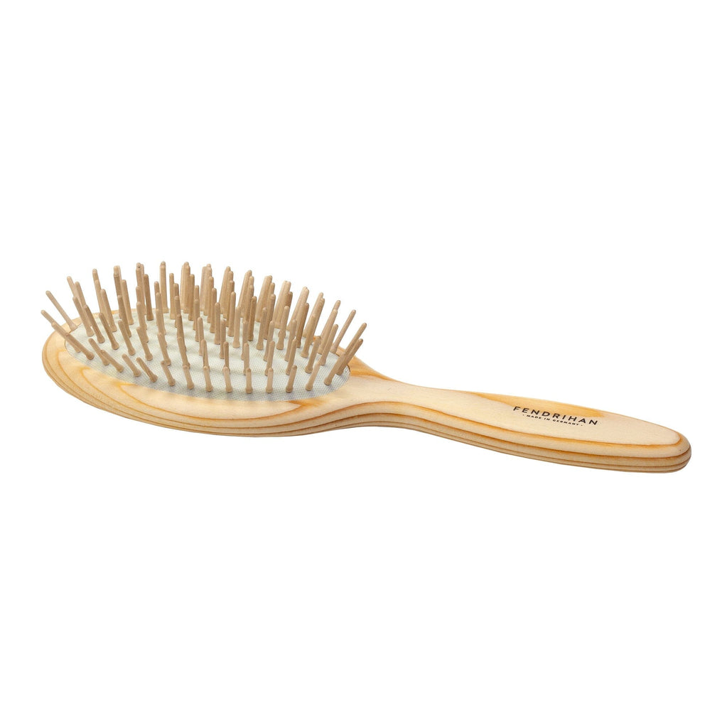 Fendrihan Pneumatic Natural Oak Wood Hairbrush with Wooden Pins, Made in Germany Hair Brush Fendrihan 