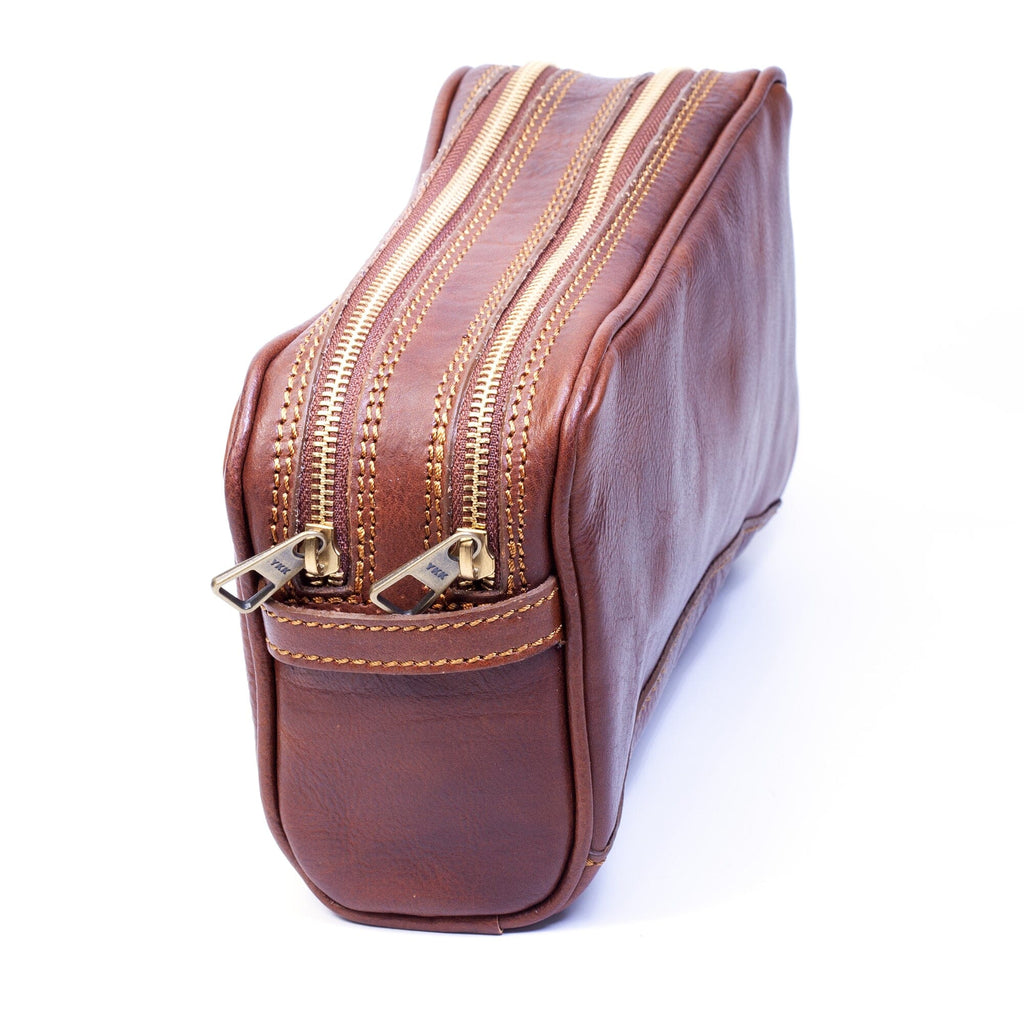 Manufactus Romolo Leather Toiletry Case Grooming Travel Case Manufactus by Luca Natalizia 