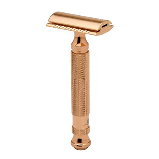 Pearl Shaving L-55 Double Edge Safety Razor, Mellow Apricot Safety Razor Pearl Shaving 