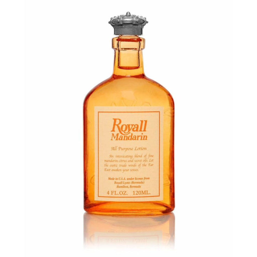 Royall Mandarin All Purpose Lotion, 4 oz Natural Spray Men's Fragrance Royall Lyme Bermuda 