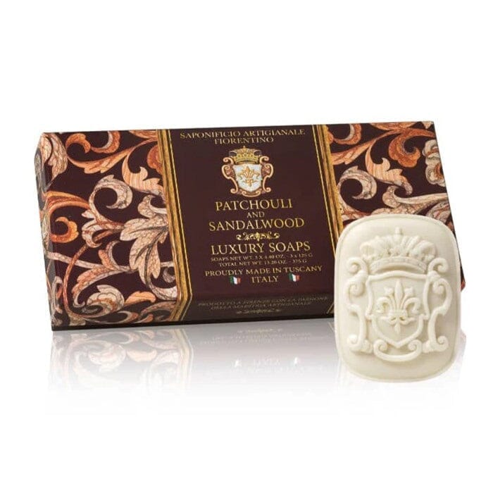 Saponificio Artigianale Fiorentino Soap Bar Set Body Soap Saponificio Artigianale Fiorentino Patchouli and Sandalwood 