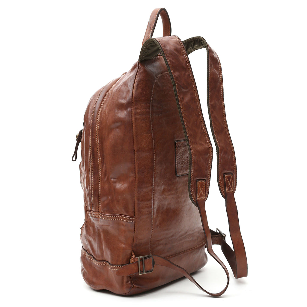 Campomaggi Leather Backpack with Front Zip — Fendrihan