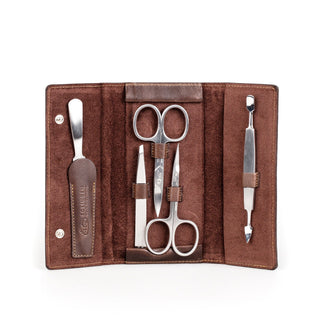 Kershaw Men's Stainless Steel Manicure Set 4-Piece with Case