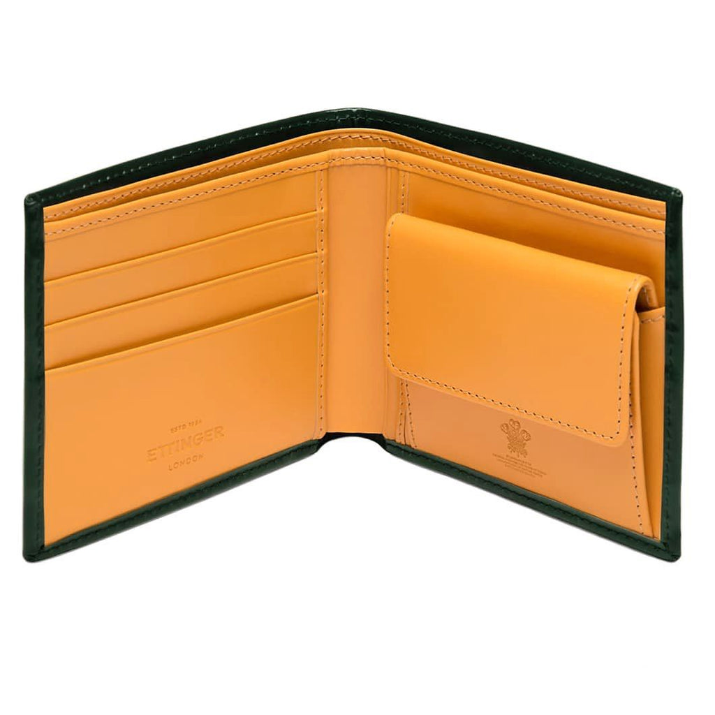 Ettinger Bridle Hide Billfold with 3 Credit Card Slots and Coin