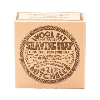 Mitchell's Wool Fat Luxury Shaving Soap in Ceramic Bowl Shaving Soap Mitchell's Wool Fat 