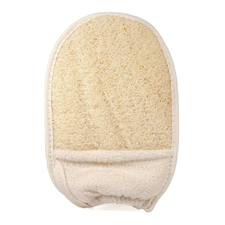 MUMO Natural Egyptian Loofah Glove Palm Exfoliating Bath Mitt MUMO 