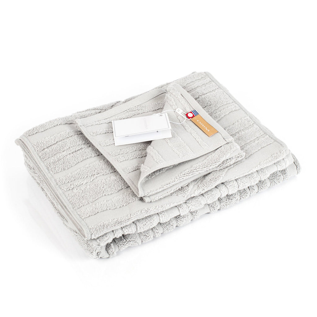 ORIM "TIGRE" Cotton Towel, Light Grey Towel ORIM 