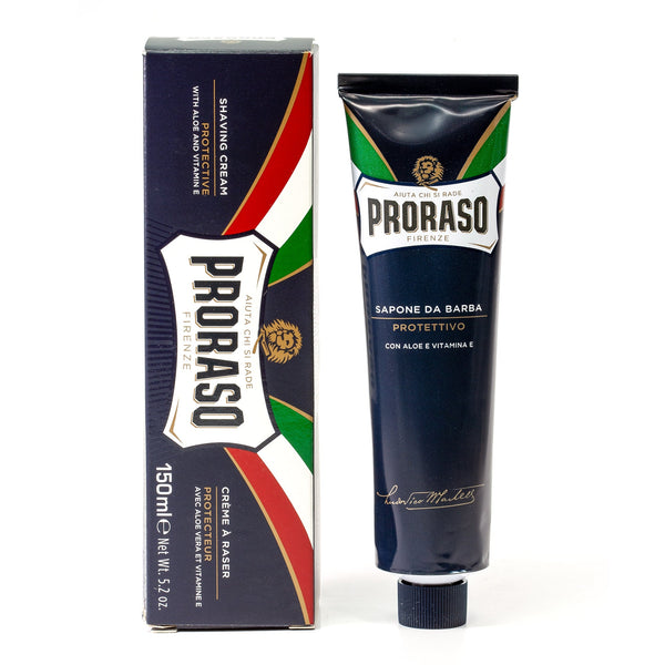 PRORASO Sapone Da Barba schützende Rasierseife mit Aloe Vera und Vitamin E  150ml