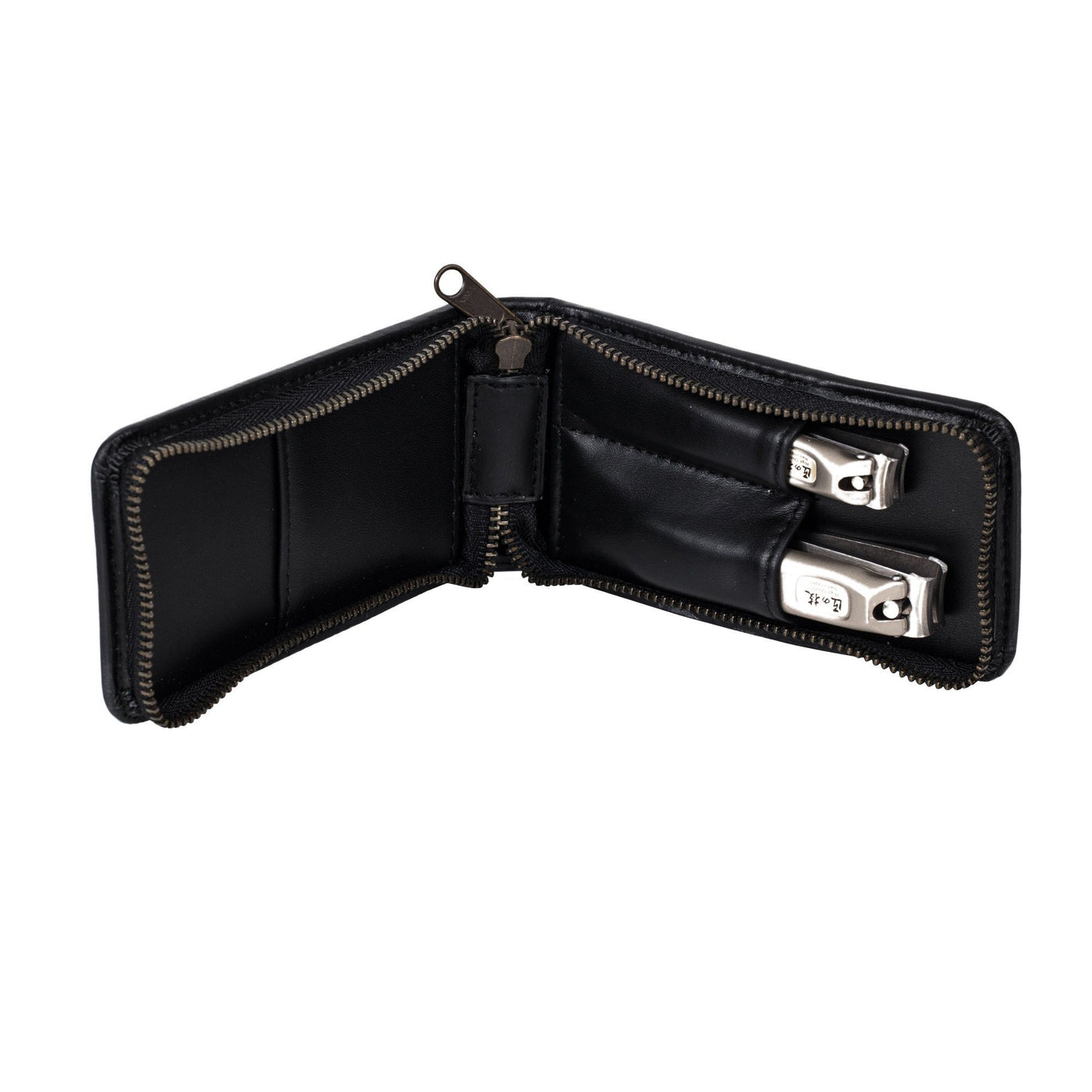 Seki Edge Craftsman 2-Piece Luxury Grooming Kit, Black Leather Zip Cas ...
