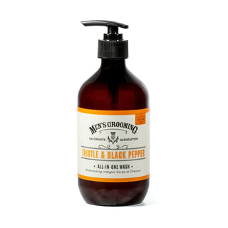 Liquid Body Wash/Hand Soap - Dark Rum + Spice (LARGE 26 FL OZ) 