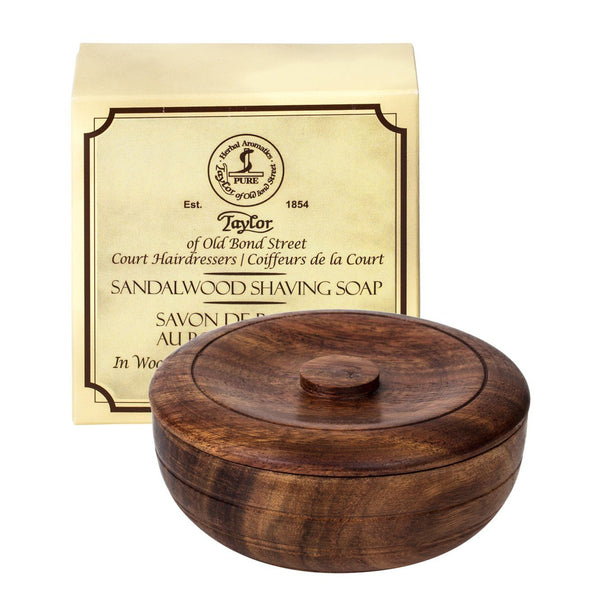 Taylor of Old Bond Street Bowl Soap in Shaving Fendrihan Sandalwood — Wooden