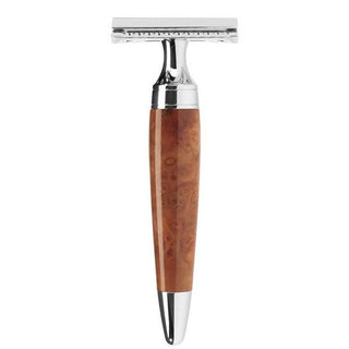 Muhle Stylo R71 Double Edge Classic Safety Razor, Thuja Wood Double Edge Safety Razor Muhle 